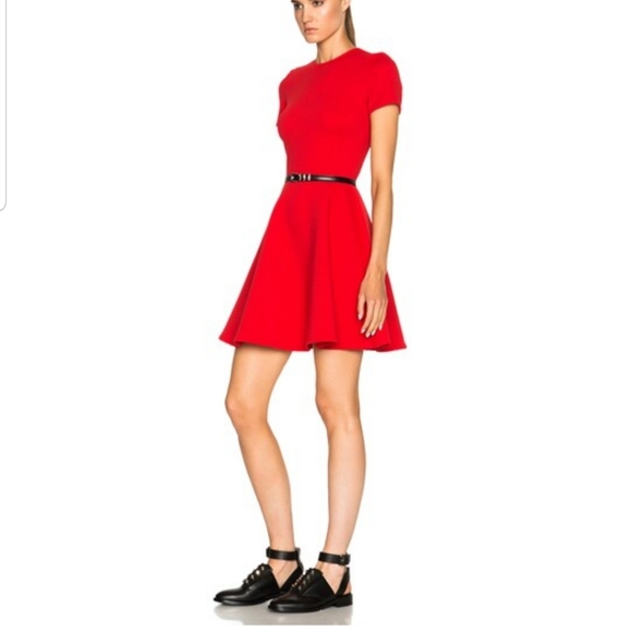 Opening Ceremony Dresses & Skirts - Opening Ceremony Clos Textured Dress Cherry Red Short Sleeves Size Small